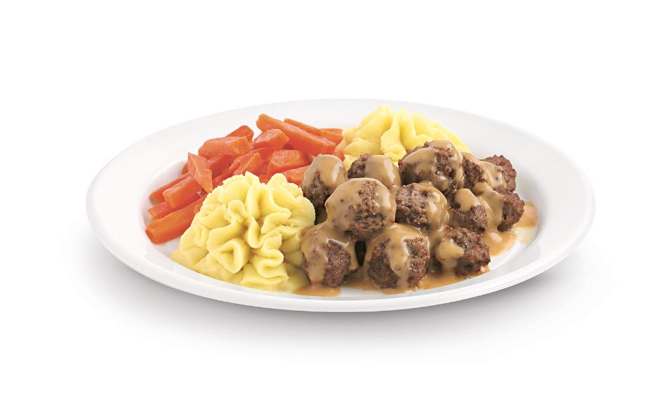 Rindfleischbällchen an Rahmsauce﻿