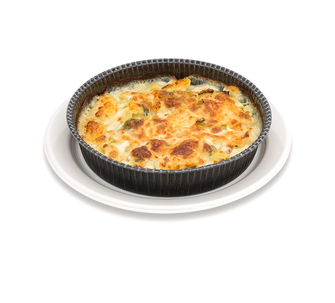 Kartoffel-Lauch-Gratin