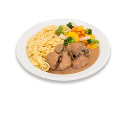 [300] ﻿Kalbsragout an Champignonsauce﻿