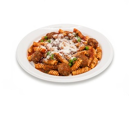 [350] Fusilli mit Rindfleischbällchen